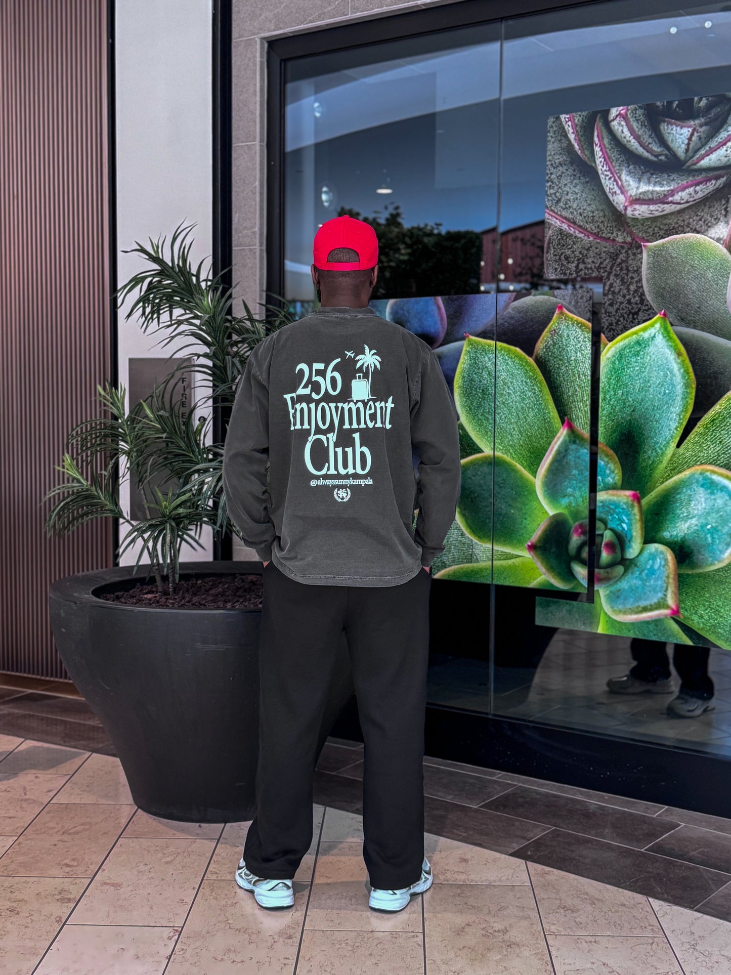 256 ๐บ๐ฌ Enjoyment Club Long-sleeve T-shirt