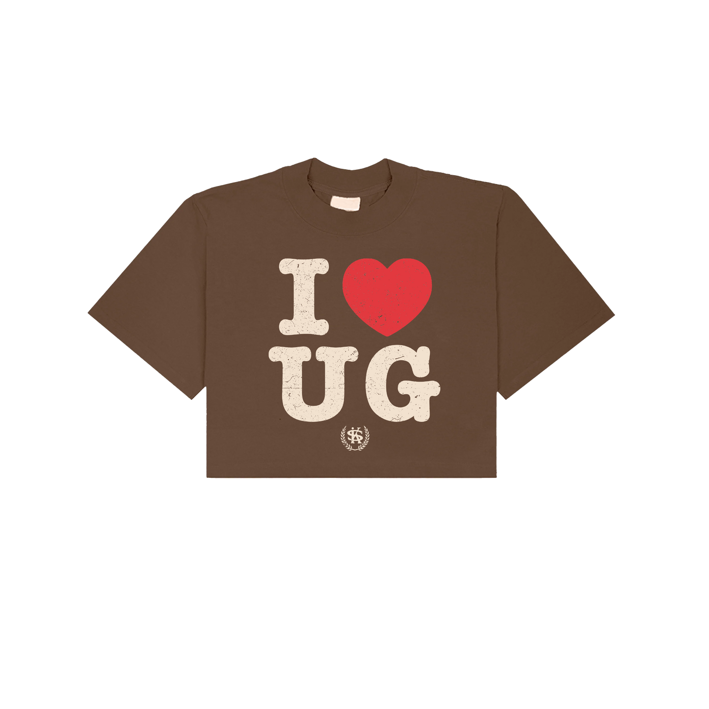 I ❤️ UG 🇺🇬 Crop Top Tee