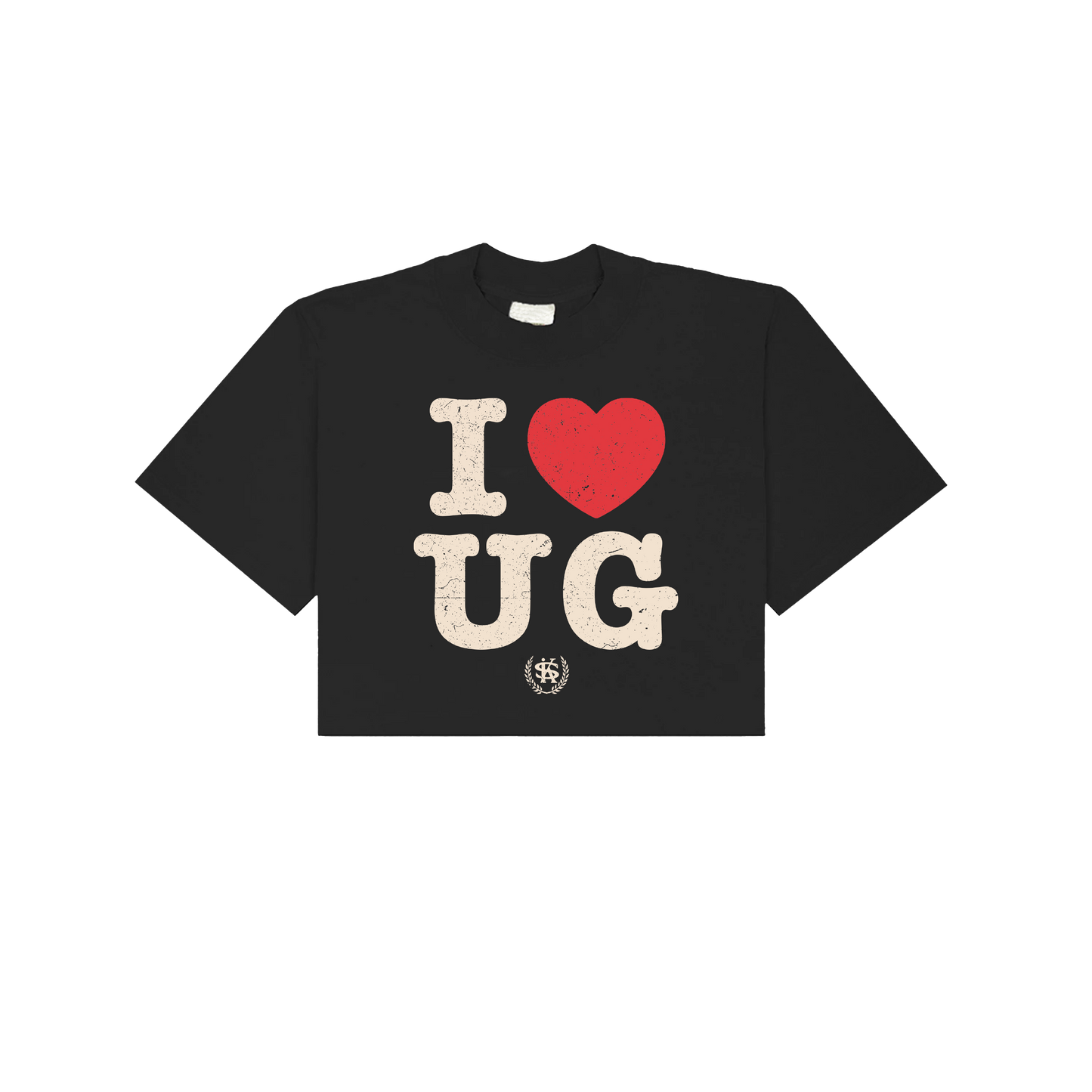 I ❤️ UG 🇺🇬 Crop Top Tee