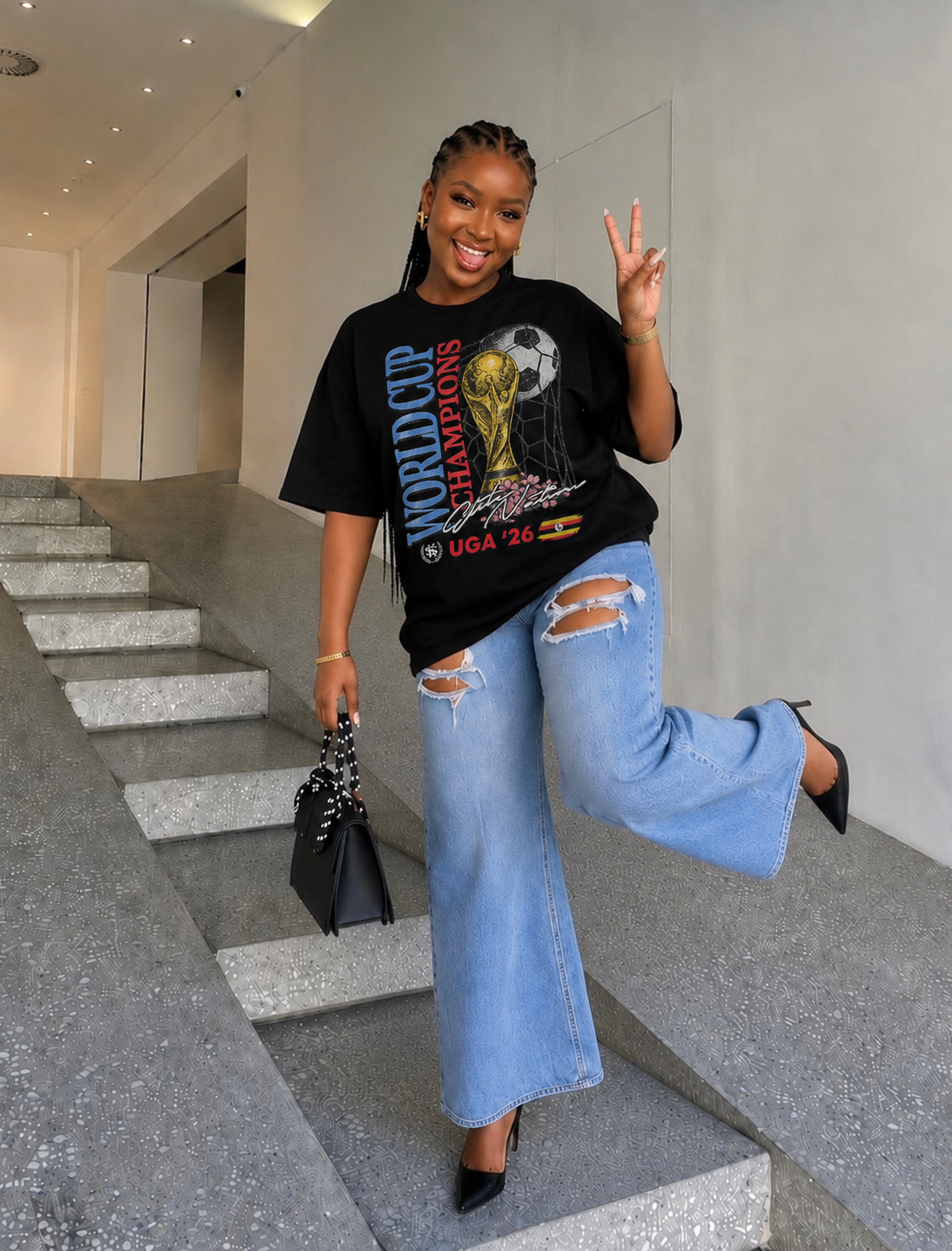 #🌞🇺🇬 ‘26 World Cup Champions Tee