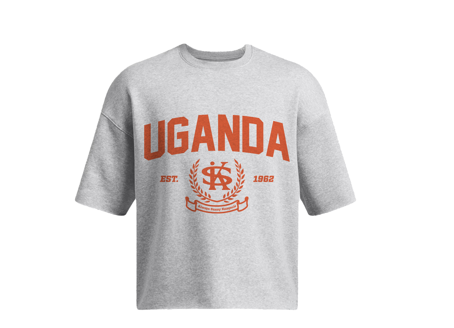 "UGANDA" Short-sleeve Fleece Crew