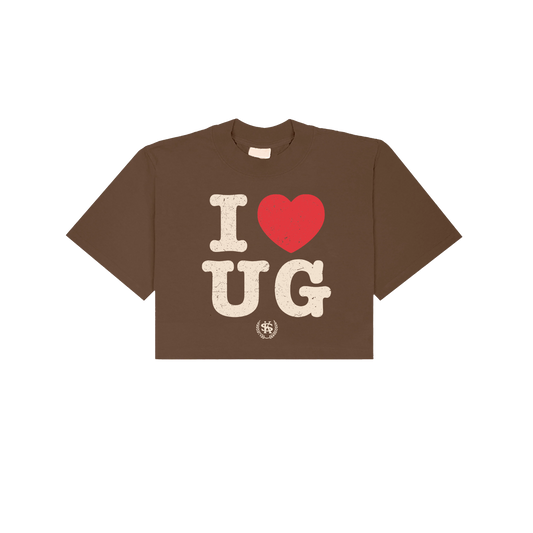 I ❤️ UG 🇺🇬 Crop Top Tee